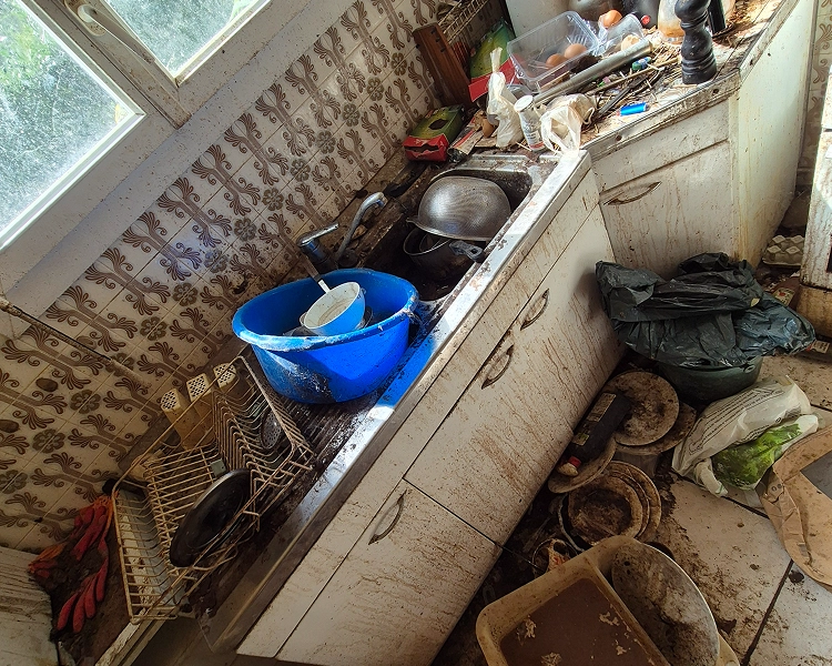 nettoyage logement insalubre d&eacute;barras d&eacute;chets int&eacute;rieur maison encombr&eacute;e remise en &eacute;tat habitation